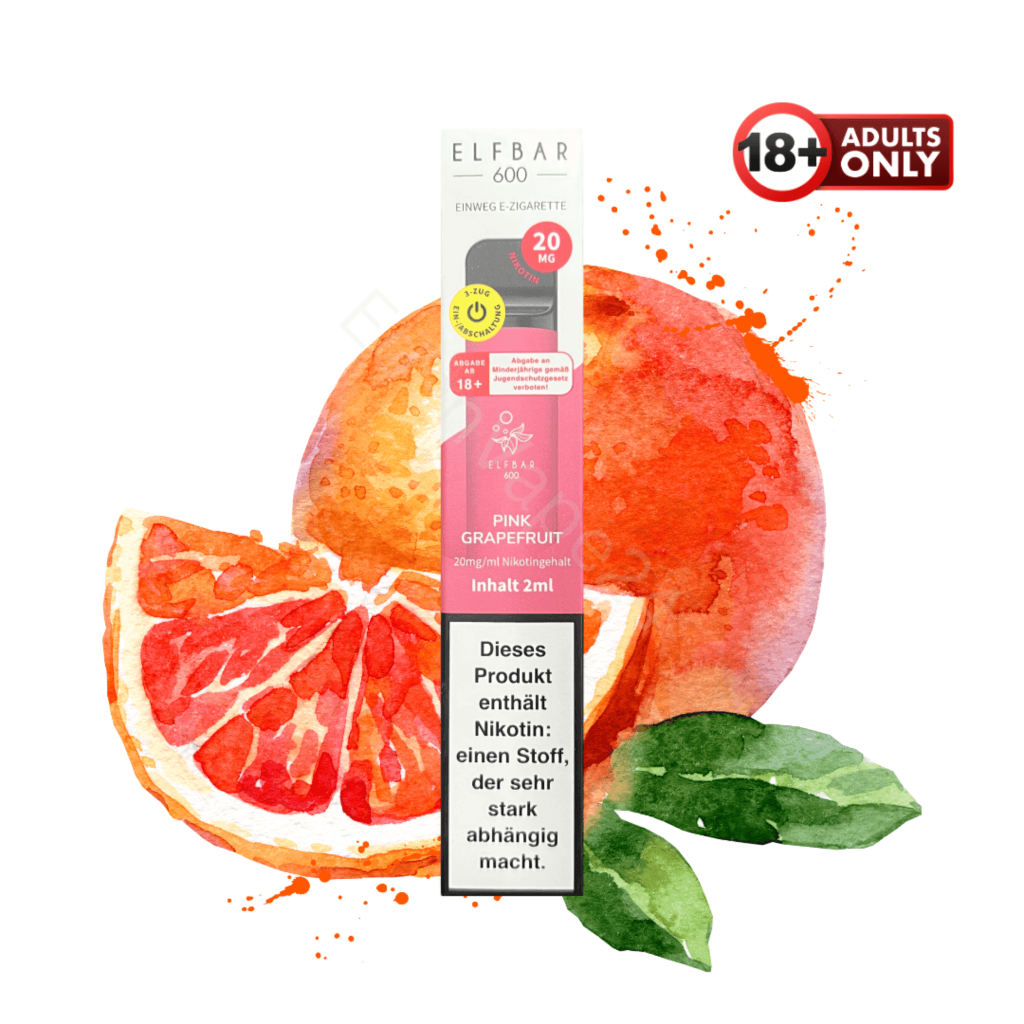 Elfbar 600 - Pink Grapefruit - EdenVape24